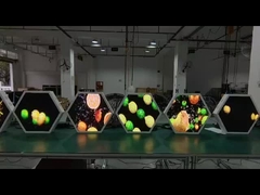 헥사곤 LED 화면 특수 모양 맞춤형 풀 컬러 LED 디스플레이 화면
