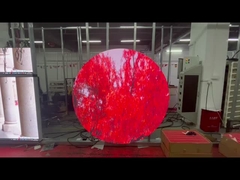 P2-512mm 실내 둥근 LED 디스플레이 쌍면 둥근 화면 로고 LED 디스플레이