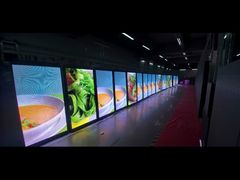 640*1280mm 양면 LED 디스플레이 야외 가로등 기둥 Led 스크린 For You