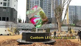 광고용 맞춤형 LED 큐브 디스플레이