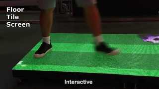 풀 컬러 LED 디스플레이 /바닥 타일 LED 스크린