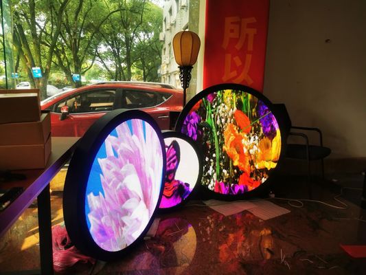 P2 512mm Indoor Round Circular Led Screen Display  Circle Circular Logo Sign Led Screen