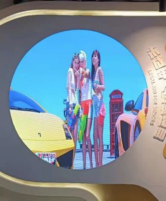 P2 512mm Indoor Round Circular Led Screen Display  Circle Circular Logo Sign Led Screen