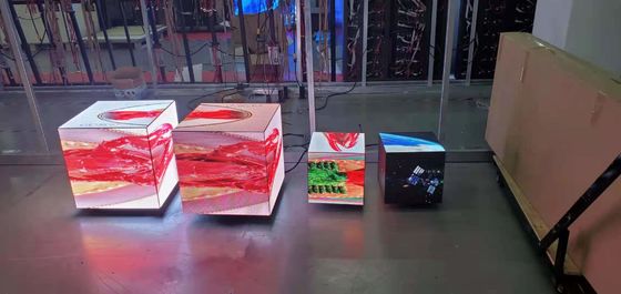 Custom Creative LED Display Screen Cube P3 3mm Bluetooth HDMI