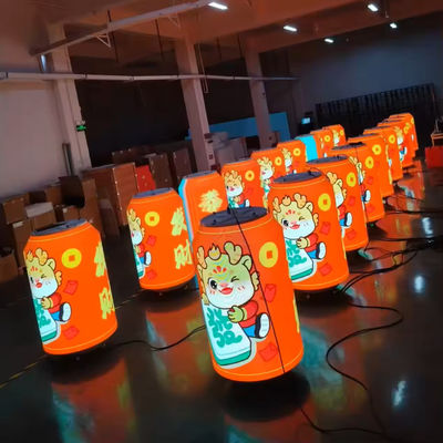 Beer Bottle Can Shaped LED Display HD P2 Video Display Pop Cans LED Screen Flexible Beer Bottle Displays