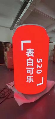 Beer Bottle Can Shaped LED Display HD P2 Video Display Pop Cans LED Screen Flexible Beer Bottle Displays