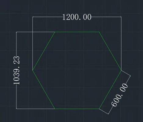 Hexagon Creative Led Signs Screen Customized hex led display Full Color led display