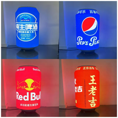 Indoor Advertising Flexible Led Display Screen Panel Beer Cola Cans OEM