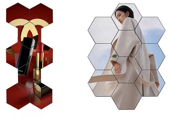 ROHS 300mm P3.2 Hexagon Led Display Screen Full Colour