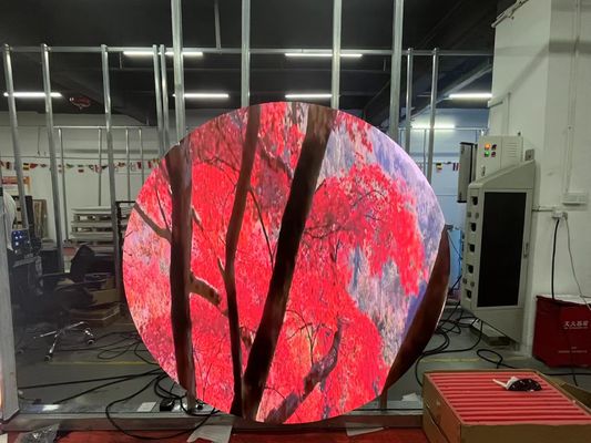 P2 512mm Indoor Round Circular Led Screen Display  Circle Circular Logo Sign Led Screen