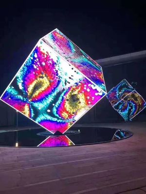 Outdoor Rubik'S Video Cube Led Display P3.91 For Shopping Mall