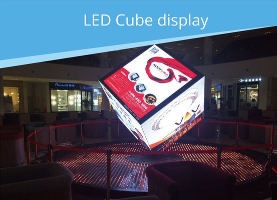Outdoor Rubik'S Video Cube Led Display P3.91 For Shopping Mall