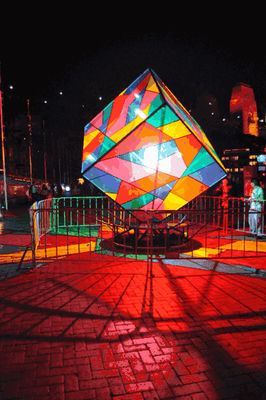 Outdoor Rubik'S Video Cube Led Display P3.91 For Shopping Mall