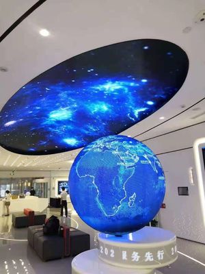 Commercial 1m Spherical Led Display Screen P2.5 High Definition Customized