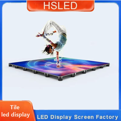 풀 컬러 LED 디스플레이 바닥 타일 LED 스크린 감각 LED 스크린